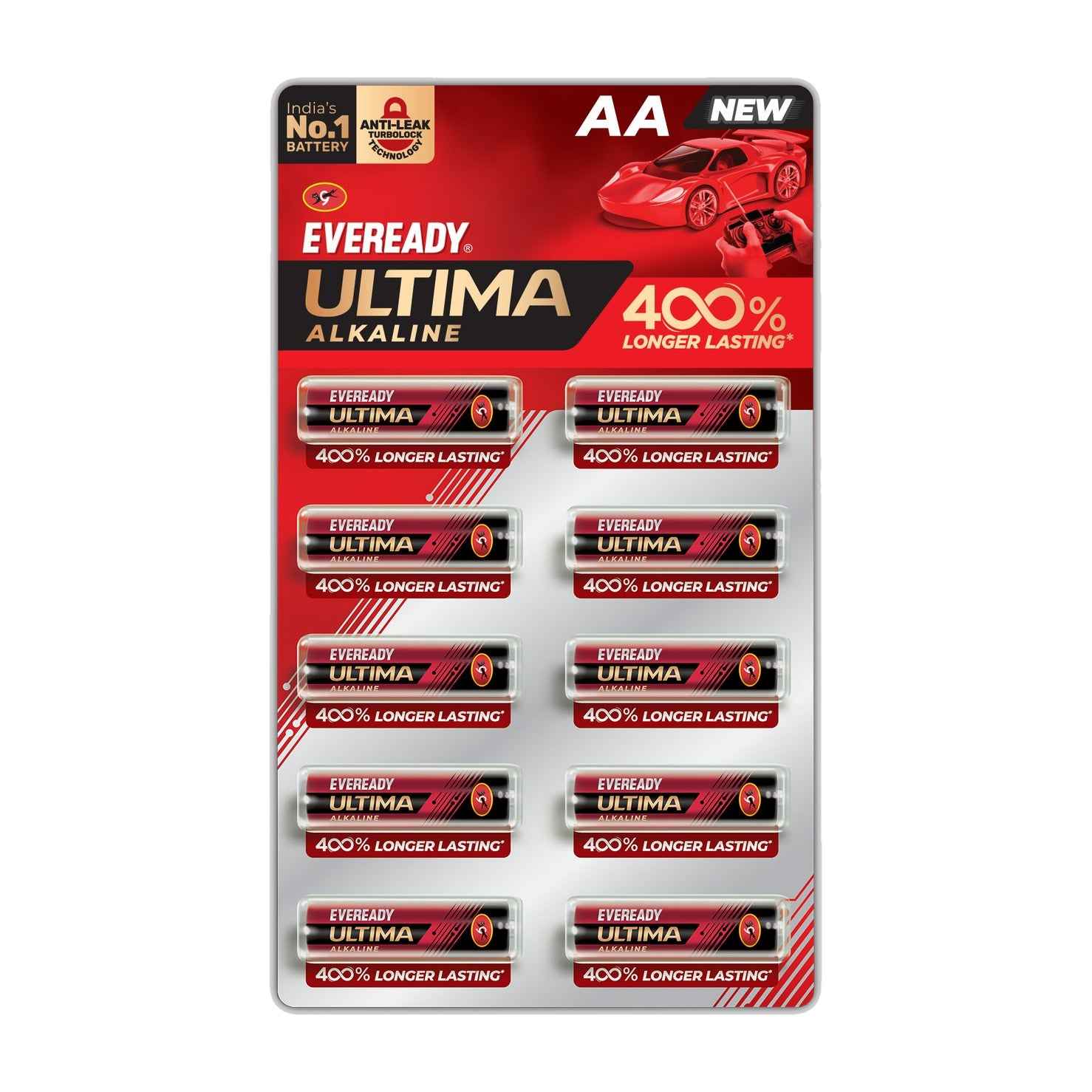 AA Alkaline Battery 1.5V Pack of 10 – Long-Lasting Anti-Leak Batteries for High-Drain Devices, Toys, Remotes, Torches & Wireless Mouse